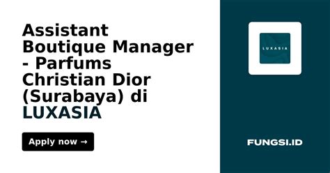 Salary: Dior Assistant Boutique Manager 